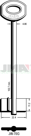 JW-70G kulcs