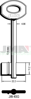 JW-45G kulcs