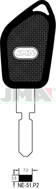 NE-51P2 kulcs