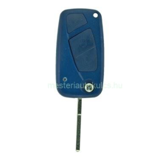 CC-FI2C12 kék bicskakulcsos kulcsház Fiat 2 gombos ( SIP22 / FI-16 )