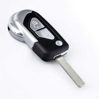 CC-PS1C18 bicskakulcsos kulcsház PSA ( Peugeot / Citroen ) 2 gombos ( VA2 / CIT-1 )