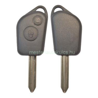 Silca SX9ARS2 kulcsház szárral PSA ( Peugeot / Citroen ) 2 gombos  ( SX9 / SIX-3 )