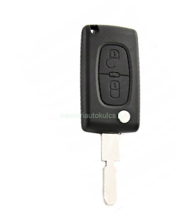 CC-PS5C6 bicskakulcsos kulcsház PSA ( Peugeot / Citroen ) 2 gombos  ( NE78 / NE-51 )