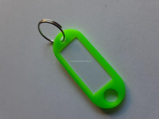 Írható címketábla neon zöld (100 db / csomag)
